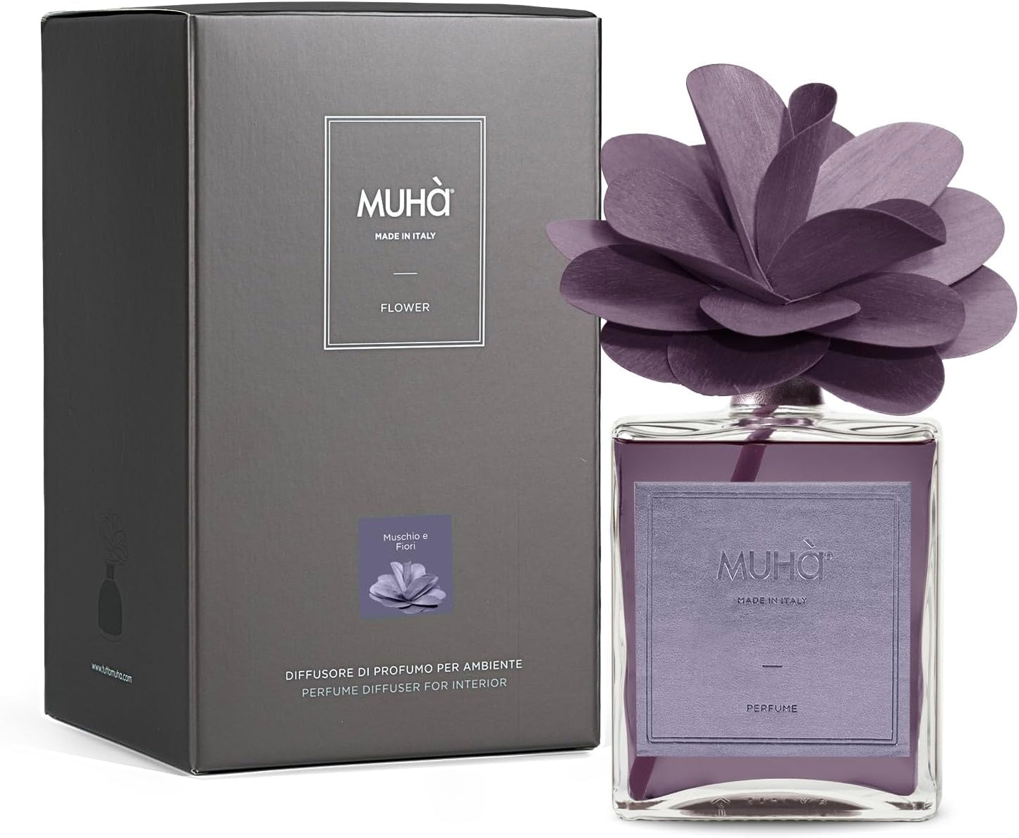 Diffusore Camelia Muschio e Fiori 500 ml Muhà