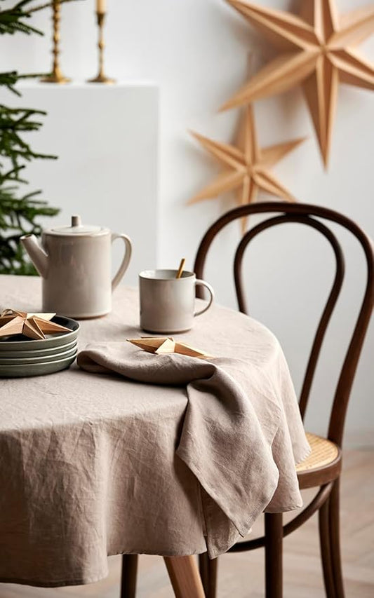 Tovaglioli Pure Linen Napkins Nature set 2 45x45