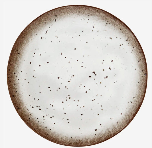 White Brown_Piatto liscio dinner 27 cm_M.Stoltz