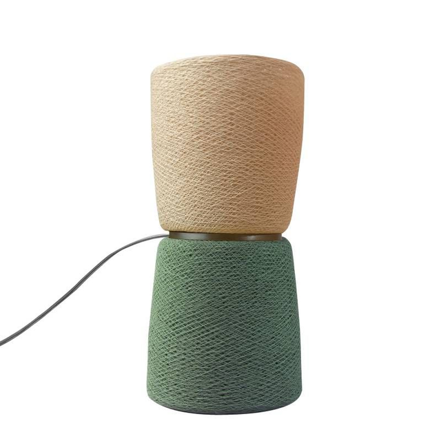 Baoba Vert de Gris/Lino_Lampada da tavolo_LCDCP