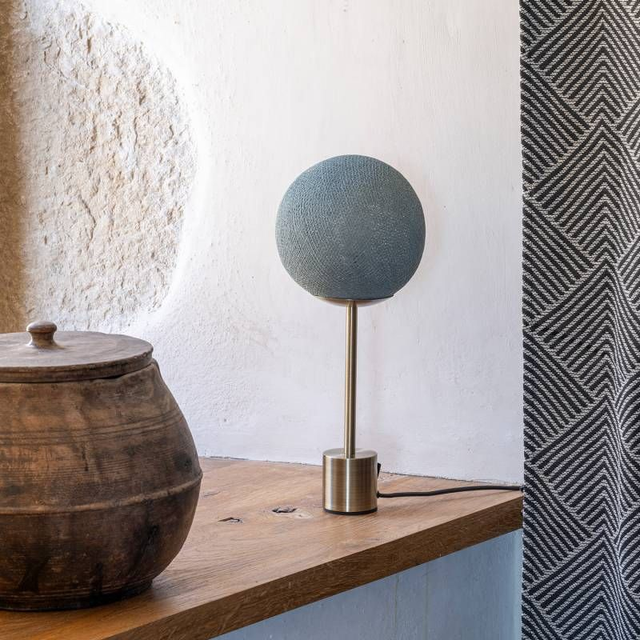 Apapa Vert de Gris con base (ottone / antracite )_Lampada da tavolo_LCDCP