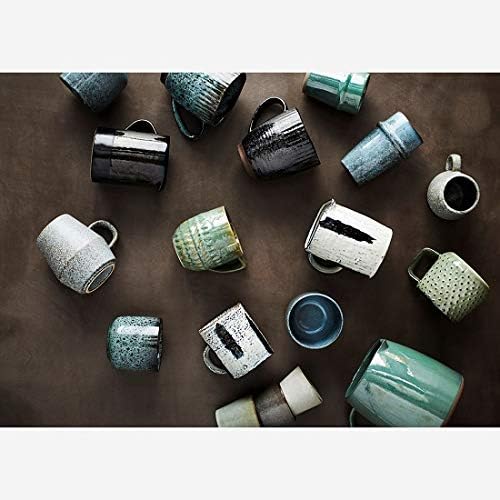 Mug Green Brown Stoneware 30 cl M.Stoltz