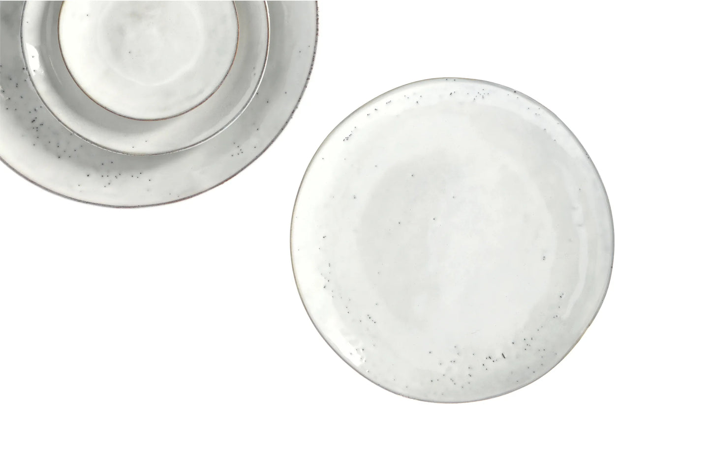 Piatto Liscio Sabbia, Gres smaltato reattivo Ø26 x H2,5 cm Broste