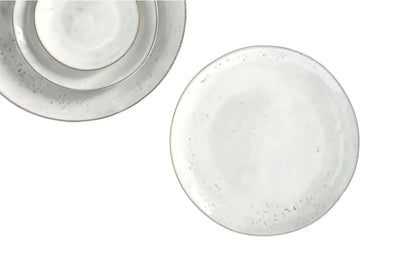 Piatto Liscio Sabbia, Gres smaltato reattivo Ø26 x H2,5 cm Broste