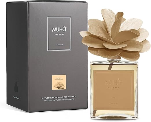 Diffusore Camelia Vaniglia e Ambra Pura 500 ml Muhà