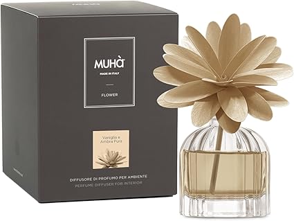 Diffusore Flower Vaniglia e Ambra Pura 60 ml Muhà