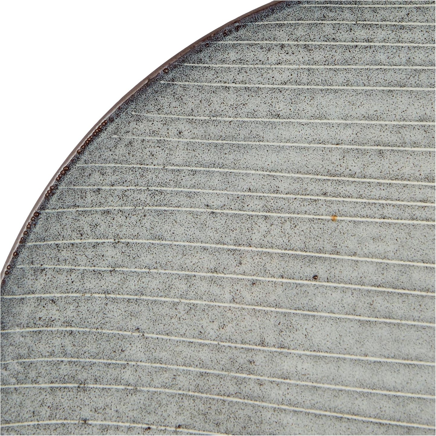 Piatto liscio Soft Blue, Gres smaltato reattivo Ø26 x H2,5 cm Broste