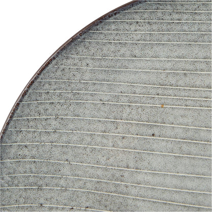 Piatto liscio Soft Blue, Gres smaltato reattivo Ø26 x H2,5 cm Broste