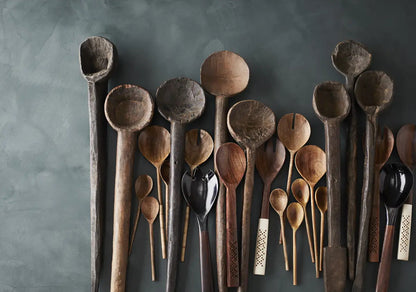 Set 2 pcs cucchiai salad  legno Mango 28 cm M.Stoltz