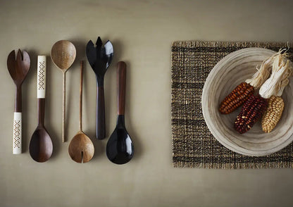 Set 2 pcs cucchiai salad  legno Mango 28 cm M.Stoltz