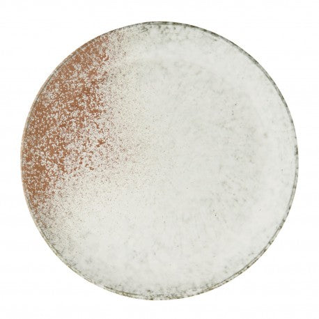 Orange White Piatto liscio lunch 21 cm M.Stoltz