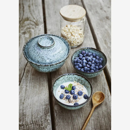 Petrol Black_Bowl small12x7/25 cl M.Stoltz