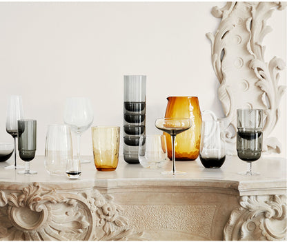 Tumbler bolle Vetro soffiato Bubble Ø8,5 x H14,9 cm, 55 cl_Broste