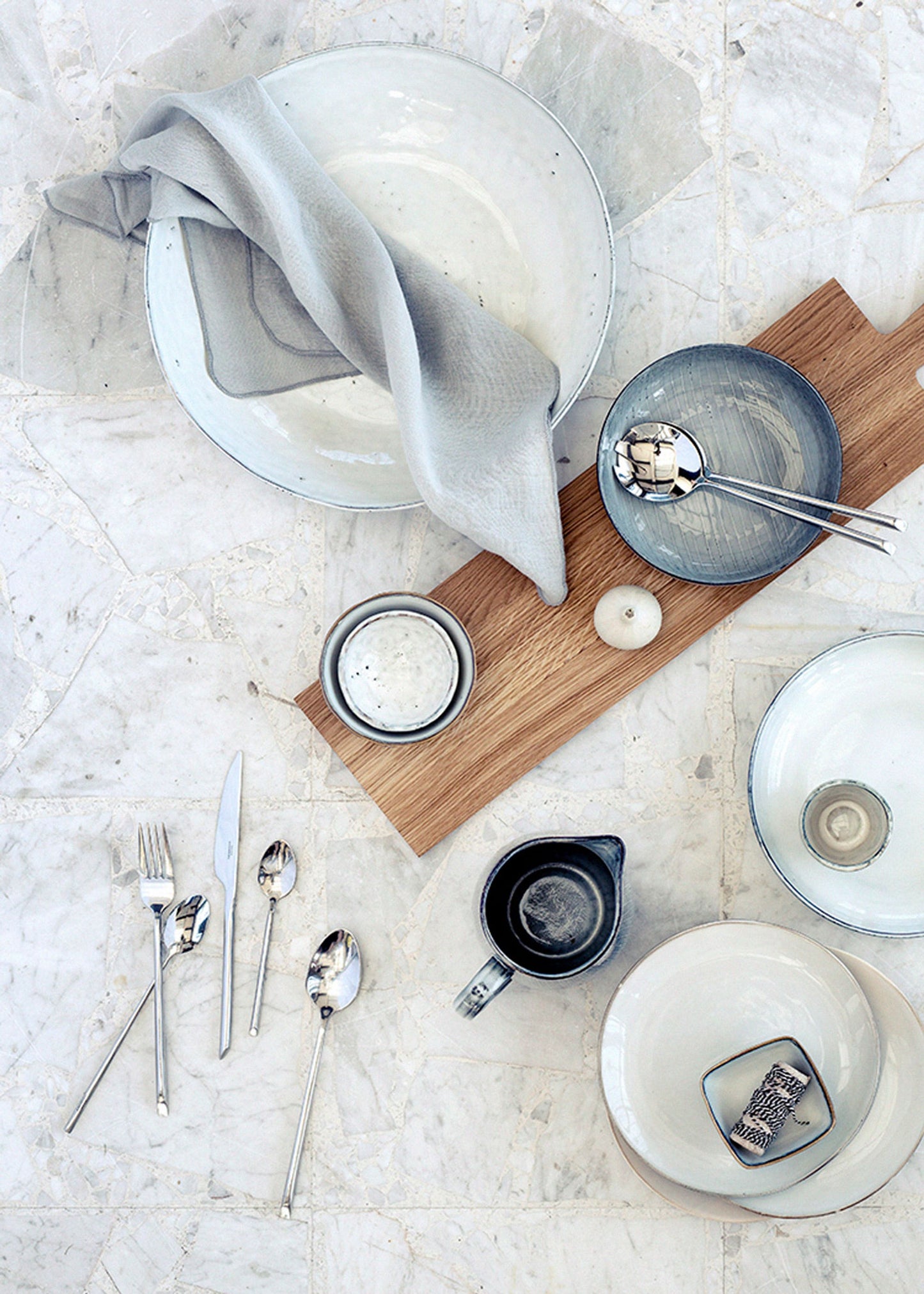 Piatto fondo Sabbia, Gres smaltato reattivo Ø22,5 x H4,8 cm Broste