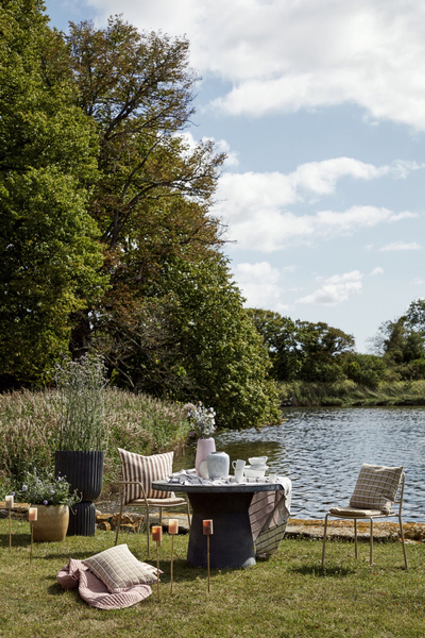 Grød Insalatiera Sabbia, Gres smaltato reattivo Ø30 x H7,5 cm Broste