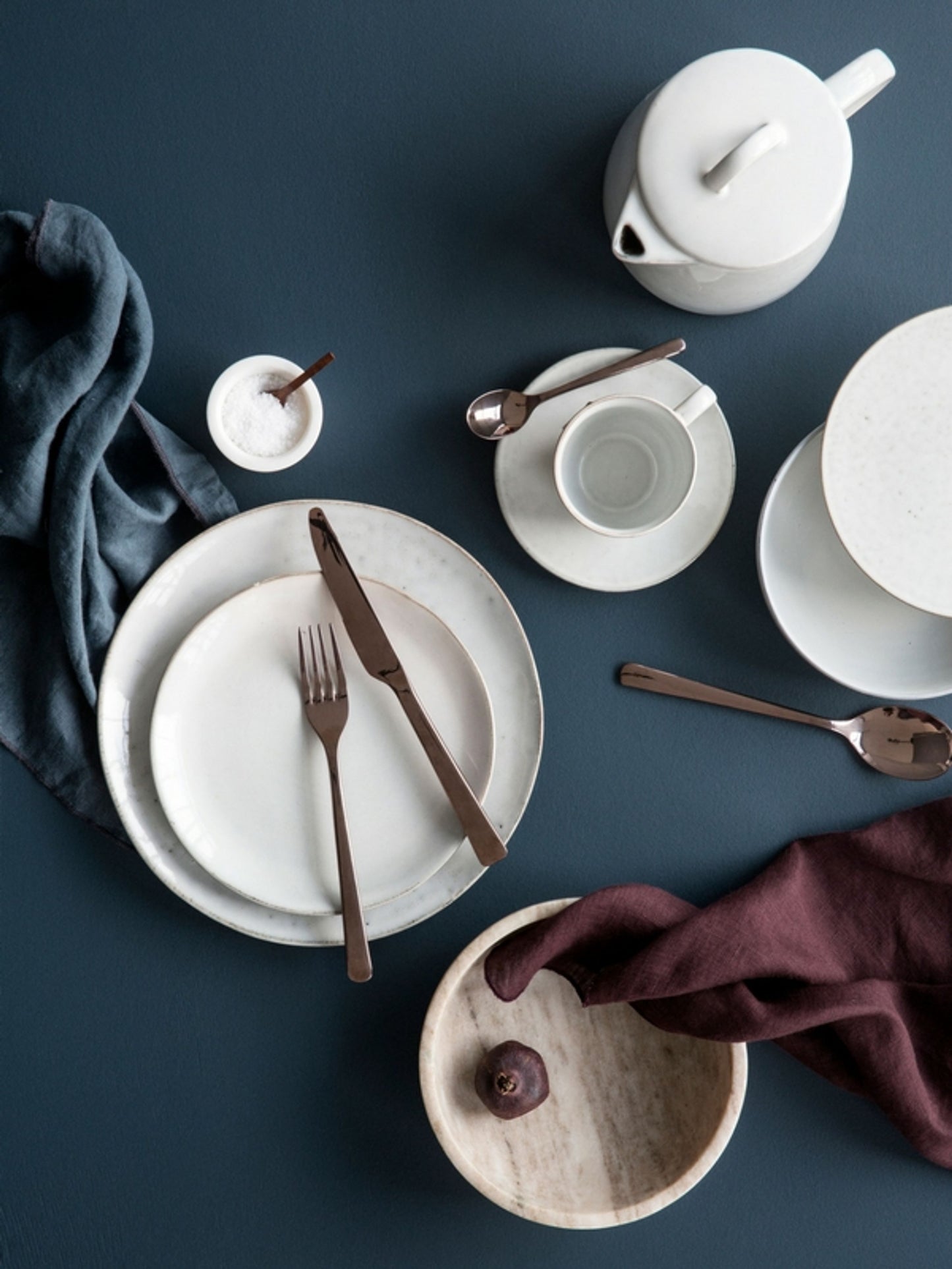 Piatto liscio grande Sabbia, Gres smaltato reattivo Ø31 x H3,3 cm Broste