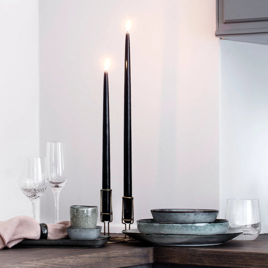 Piatto fondo Nordic Sea Soft Blue, Gres smaltato reattivo Ø22,5 x H4,8 cm Broste