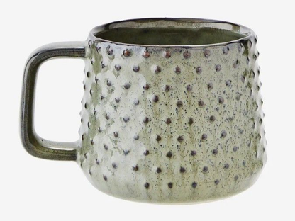 Mug Green Brown Stoneware 30 cl_M.Stoltz