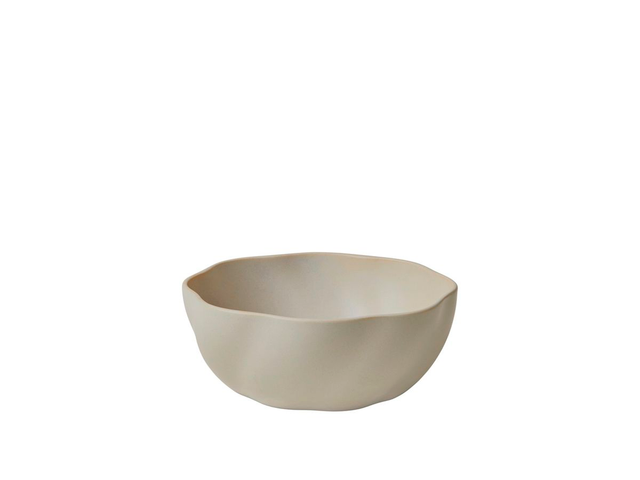Limfjord_Bowl Big Grigio Chiaro Opaco, Gres smaltato reattivo Ø20 x H7,4 cm_Broste