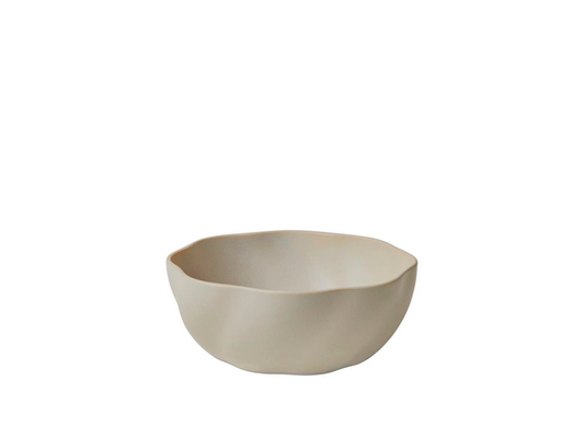 Limfjord_Bowl Big Grigio Chiaro Opaco, Gres smaltato reattivo Ø20 x H7,4 cm_Broste