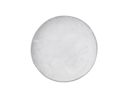 Piatto liscio grande Sabbia, Gres smaltato reattivo Ø31 x H3,3 cm_Broste