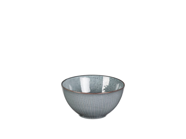 Bowl Soft Blue, Gres smaltato reattivo Ø17 x H8 cm_Broste