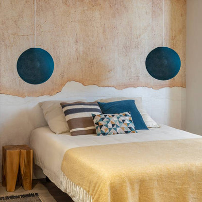 Coprilampada Globo 38 Bleu Paon LCDCP