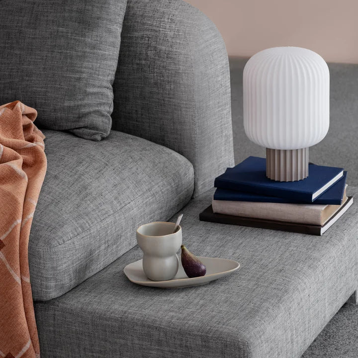 Limfjord Mug Grigio Chiaro, Gres smaltato reattivo opaco Ø9 x H10,7 cm, 35 cl Broste