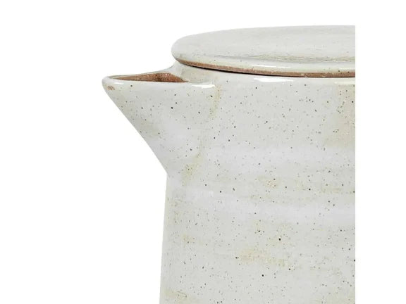 Grød Teiera Sabbia, Gres smaltato reattivo Ø11,3 x H16 cm, 130 cl Broste