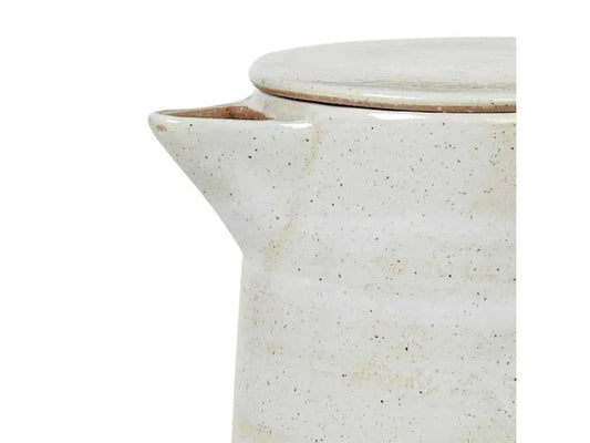 Grød Teiera Sabbia, Gres smaltato reattivo Ø11,3 x H16 cm, 130 cl Broste